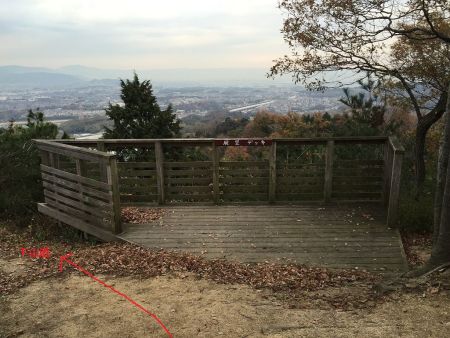 国見山展望デッキ