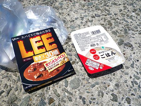 暑いのでどうしようか迷ったけど、何か食べておかないといけないのでLEE30倍カレーを食べることにした