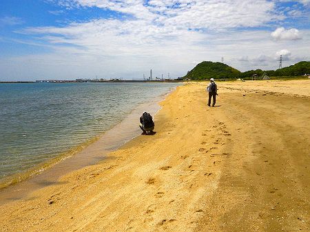 ここからは海岸線沿いをひたすら歩いていくことになる。直射日光を浴びながらだったのがたまらなかったが、時折吹く潮風が気持ちよかった