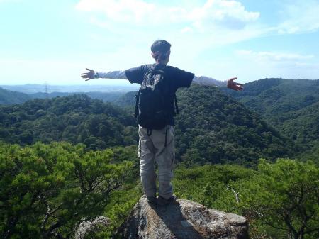 手を広げてみた