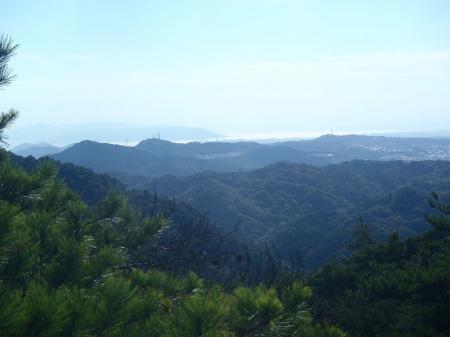 ところどころ展望の良いところがある