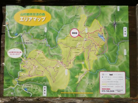 案内板をみると現在地から点線で峰床山の直下へのルートがある。展望ベンチがあるはずなんだけどここには記載されてなかった