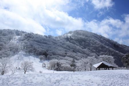 こっち側は逆行なので空の色が薄い