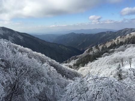 金剛山と葛城山が見えた。大気もバッチリ！！