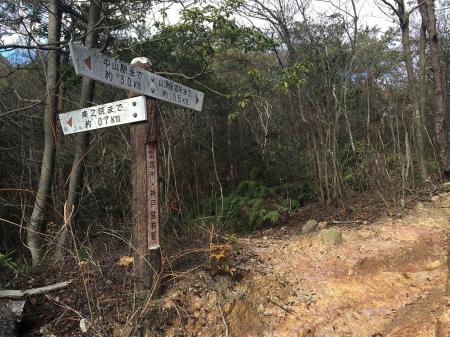 中展望所から直接、頂上展望所へ向かう