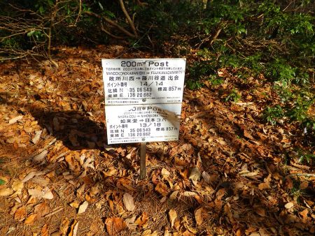 政所川西のポイント番号が14/14なので約２．８ｋｍってことかな