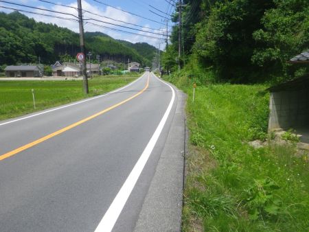 道路に出た。ここから駐車場所まで、道路歩きが結構長く感じた。わざわざ自転車をデポする距離ではなかったけどね