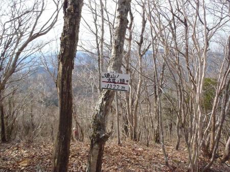 焼山ノ太尾ノ頭(1322m)