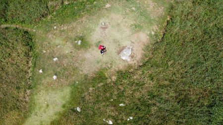 ここからはドローンによる空撮