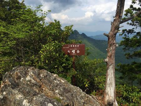 七曜岳(1584m)に到着