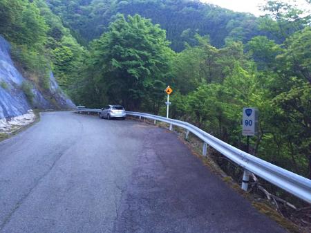 日没前に90番に到着。お疲れ様でした～