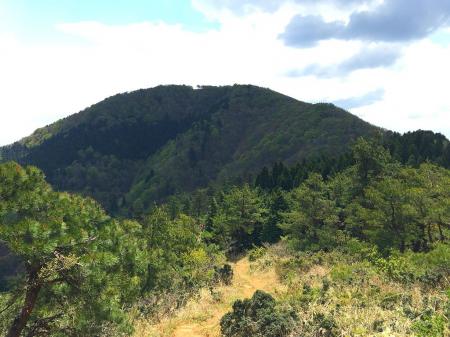 大江山頂を振り返る