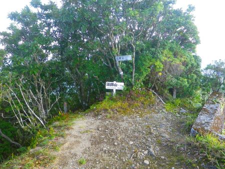 法師山の山頂(1120.6m)に到着。ここは展望がかなり良い
