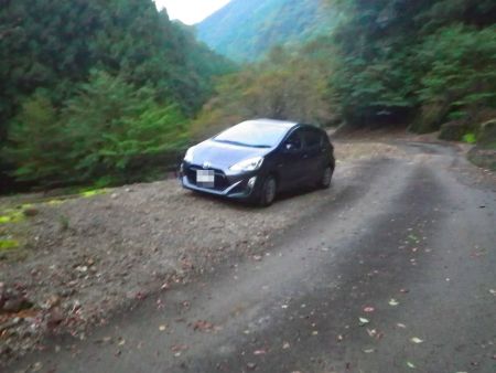 駐車ポイントまで戻ってきた。ロングコースだったけどお疲れ様でした