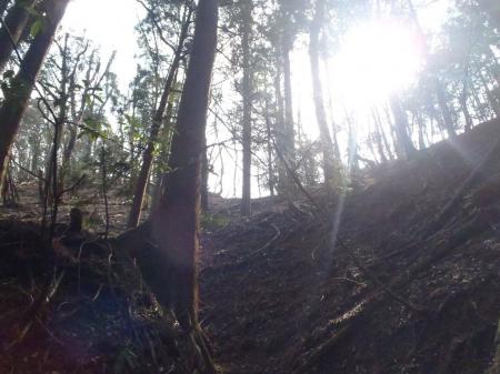 あのコルが汗拭峠