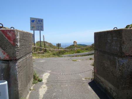 石榑峠。ここは滋賀県と三重県との県境