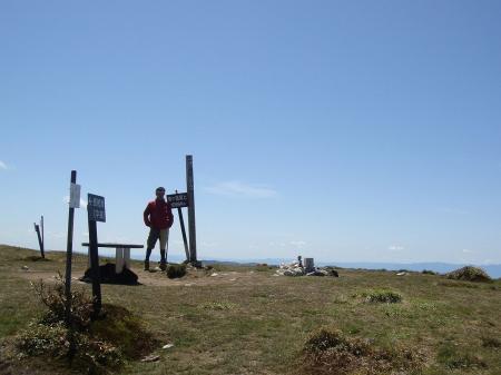山頂で記念撮影