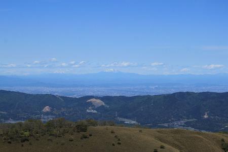 御嶽山と乗鞍岳のアップ