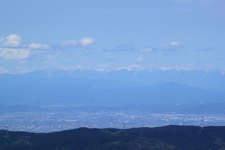 中央アルプスをアップ