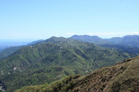釈迦ヶ岳と御在所方面