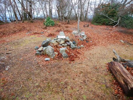 念願の桟敷ヶ岳山頂(895.8m)に到着