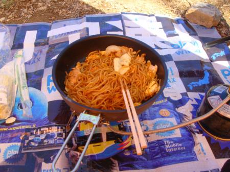 焼きソバ出来上がり