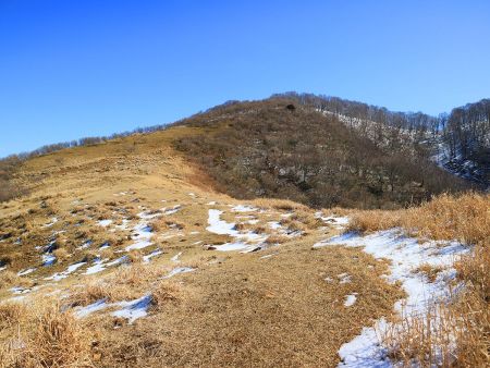 芝地を歩いていて本当に気持ちいい。展望があってこんな道を歩くのは最高でテンションマックス