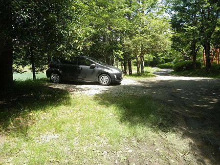 駐車ポイントに戻ってきた。短い山行だったけどお疲れさまでした