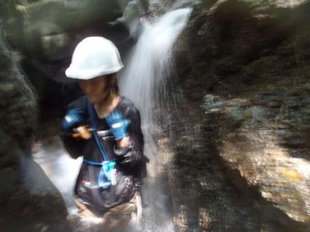 天然のシャワー