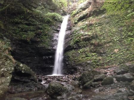 今年もゴールの大滝に到着！