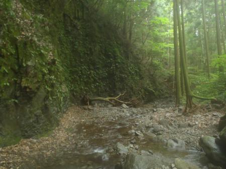 写真では伝わらないが、迫力ある岩肌