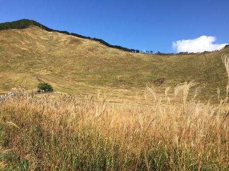 登っていくにしても見えてるのに遠い感じがするけど曽爾高原を満喫しながらゆっくり進む