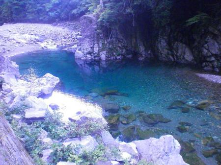 国道309号線より弥山川。綺麗