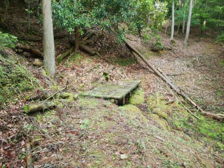 この橋を渡ってしまったのが間違いだった。別の方向に行ってしまう