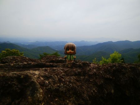 天狗岩でも雪村あおいちゃんを撮影しておいた