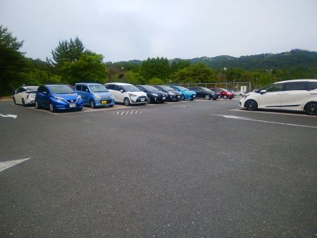 るり渓温泉駐車場に戻ってきた。お疲れ様でしたと自分で言っておこう
