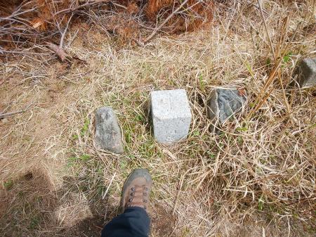 住塚山の三角点も撮影
