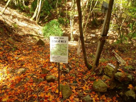 ④番。下山時はコクイ谷からここへ戻ってくる予定です