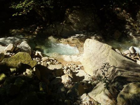 結構水が綺麗な沢