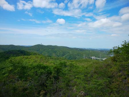 展望が良い場所があったので撮影しておいた。おそらく今回一番展望が良かったのはここ
