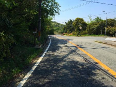 ここの左側が登山口