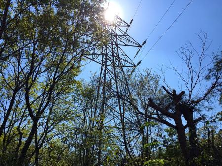 二本目の鉄塔に到着