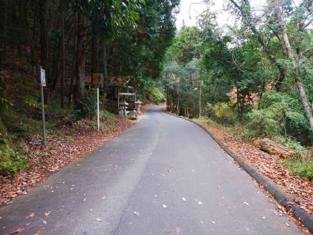 このトイレは堂山に行った時もあったなあ。それにしても林道歩きが長い