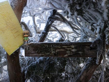 せっかくなので雪の鉄山で雪村あおいちゃんを撮影しておいた