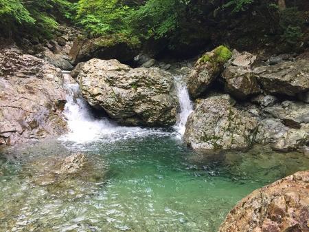 やっぱ大峰の沢は綺麗だ