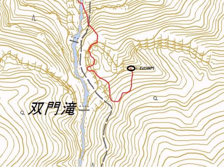石の双門の地図。今度、別記事で石の双門への行き方を記載します！