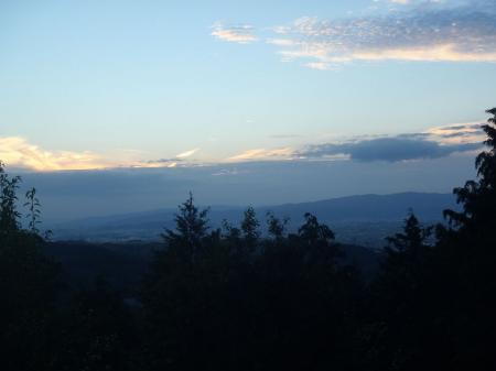 馬の背展望台より展望