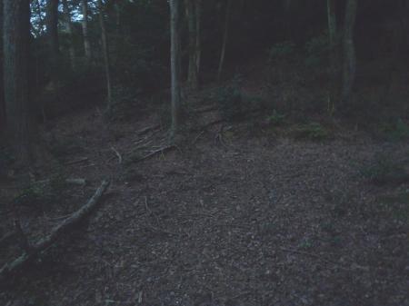 ここを右へ（まっすぐはいけそうでいけない）