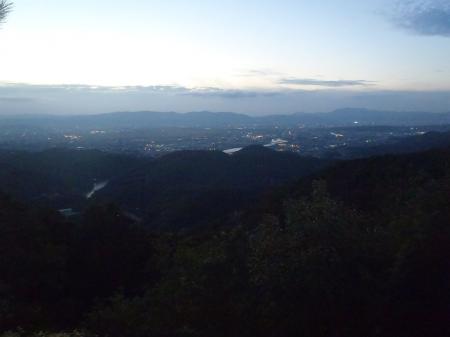 槙尾山展望台からの展望