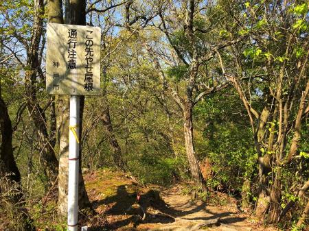 確かに細尾根だったがそこまで危険と感じなかった